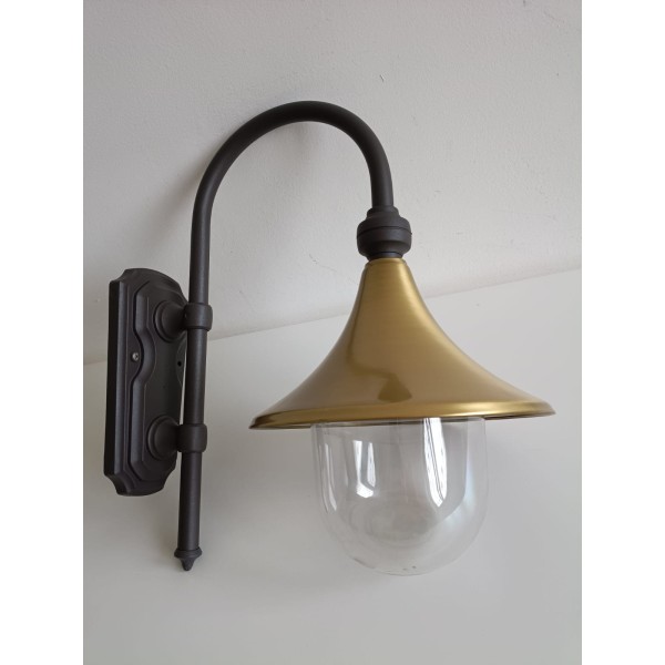 Nobile 2024/02/00/NA Lampara series wall lamp brass/graphite e27 75w